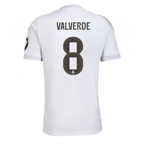 Real Madrid Federico Valverde #8 Hjemmebanetrøje 2025-26 Kortærmet